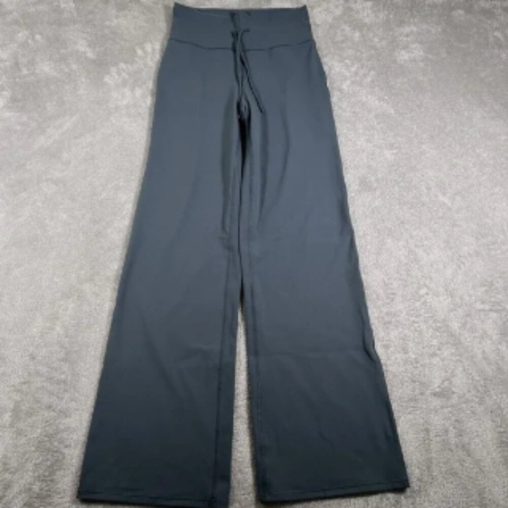 Vuori Daily Wideleg Leggings Womens XS Clove Green High Rise Relaxed Yoga VW489